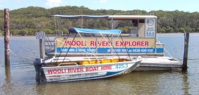 Boats for Hire - Wooli River Explorer and Runabouts