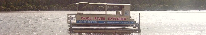 The Wooli River Explorer - great for families, groups and parties