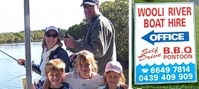 Wooli River Boat Hire Take your family on a relaxing river cruise