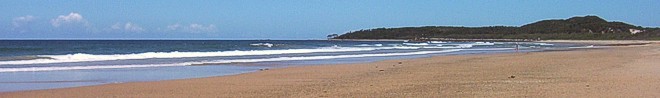 Wooli backs onto a long, sweeping ocean beach Wooli backs onto a long, sweeping ocean beach